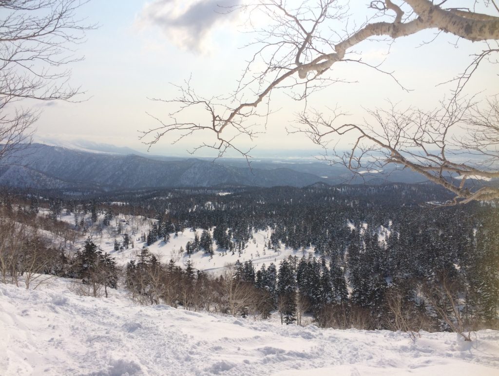 大雪山の青空