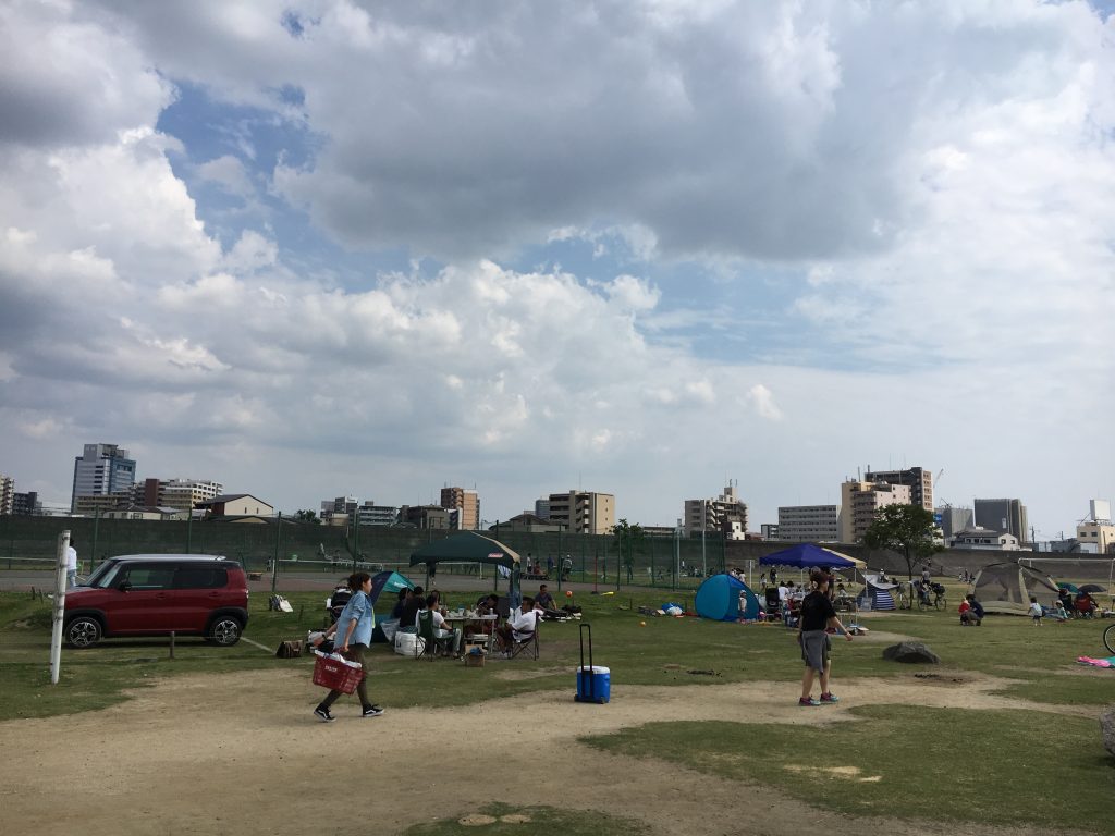 淀川河川敷（海老江）