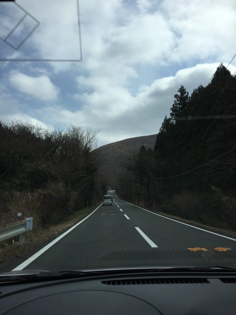 静岡県道13号線と大室山