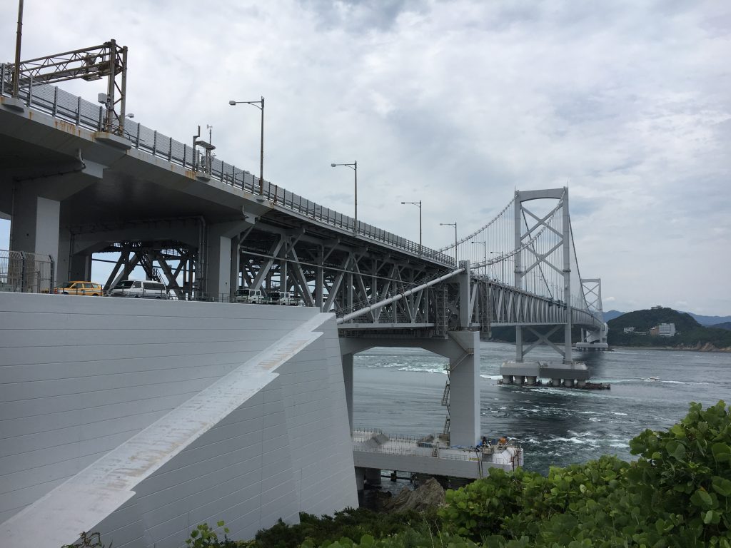 鳴門大橋の橋桁