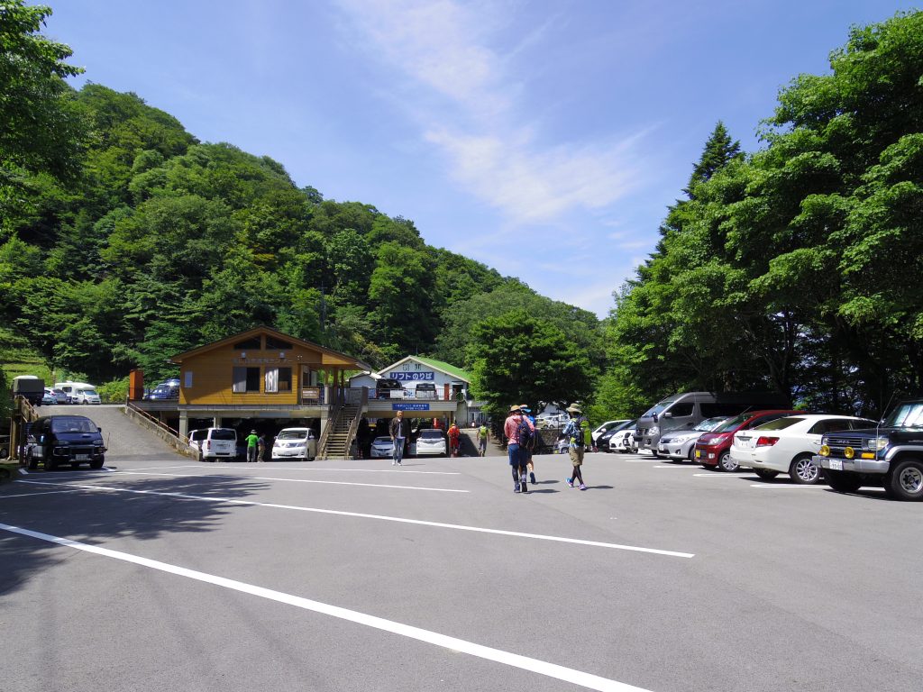 見ノ越駐車場満車