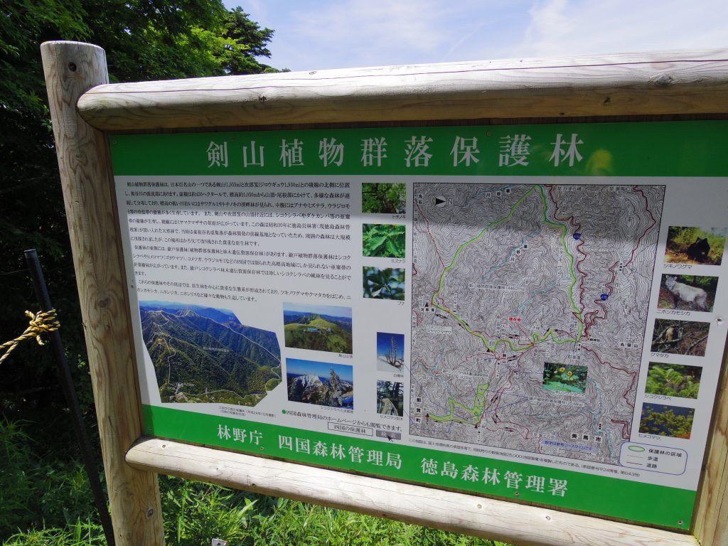 剣山植物群落保護林