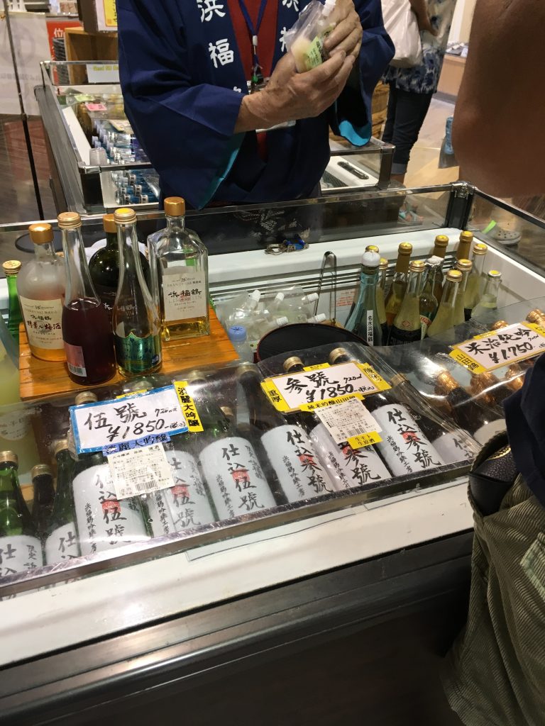 試飲コーナーのおじさん