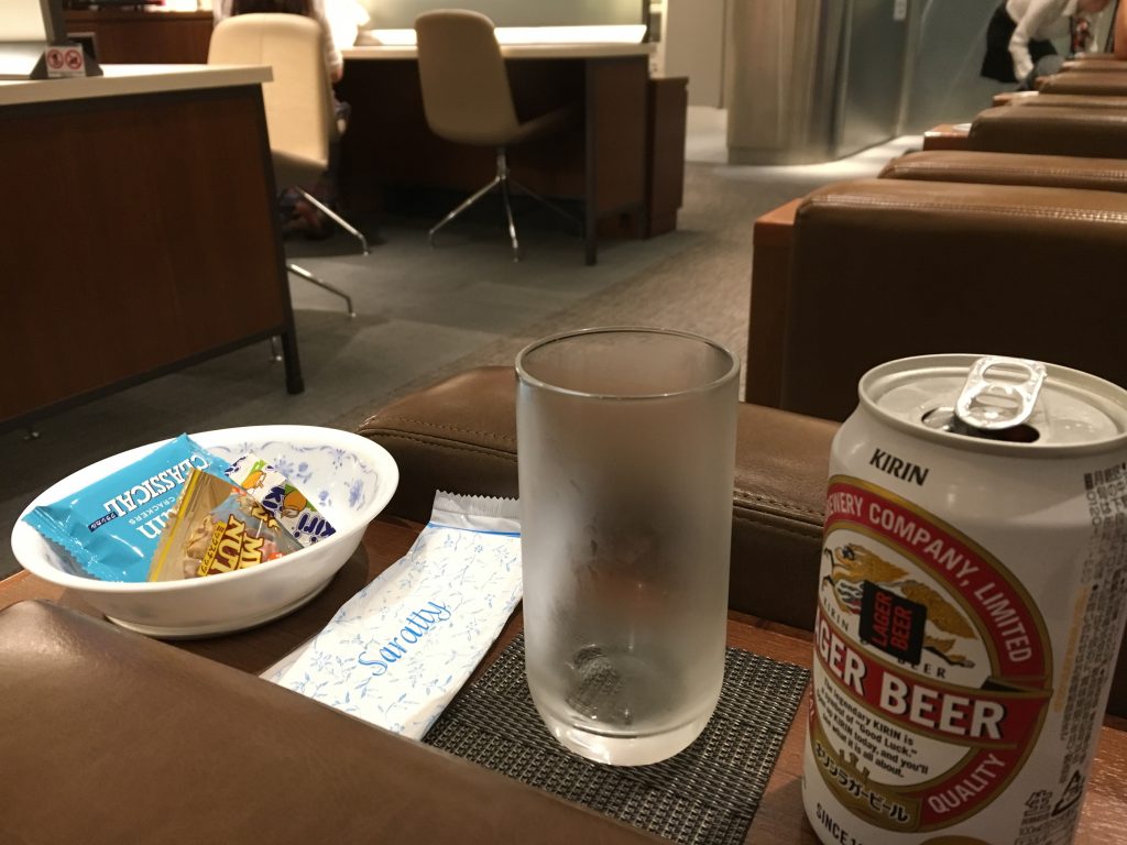 関空ラウンジ金剛の有料飲み物