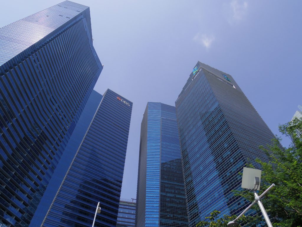 シンガポールの金融街
