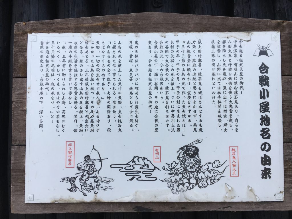 河川小屋地名の由来