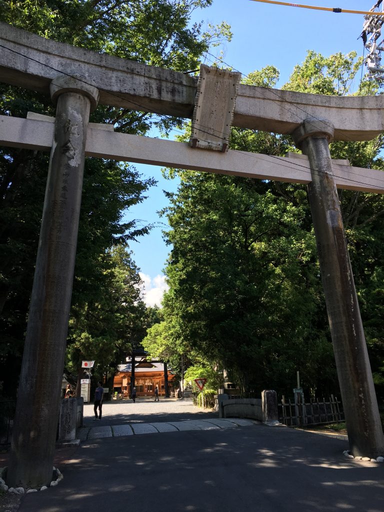 穂高神社の鳥居