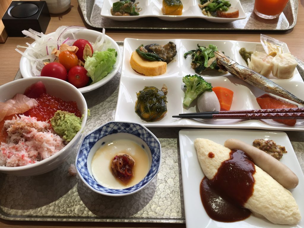 朝食バイキング