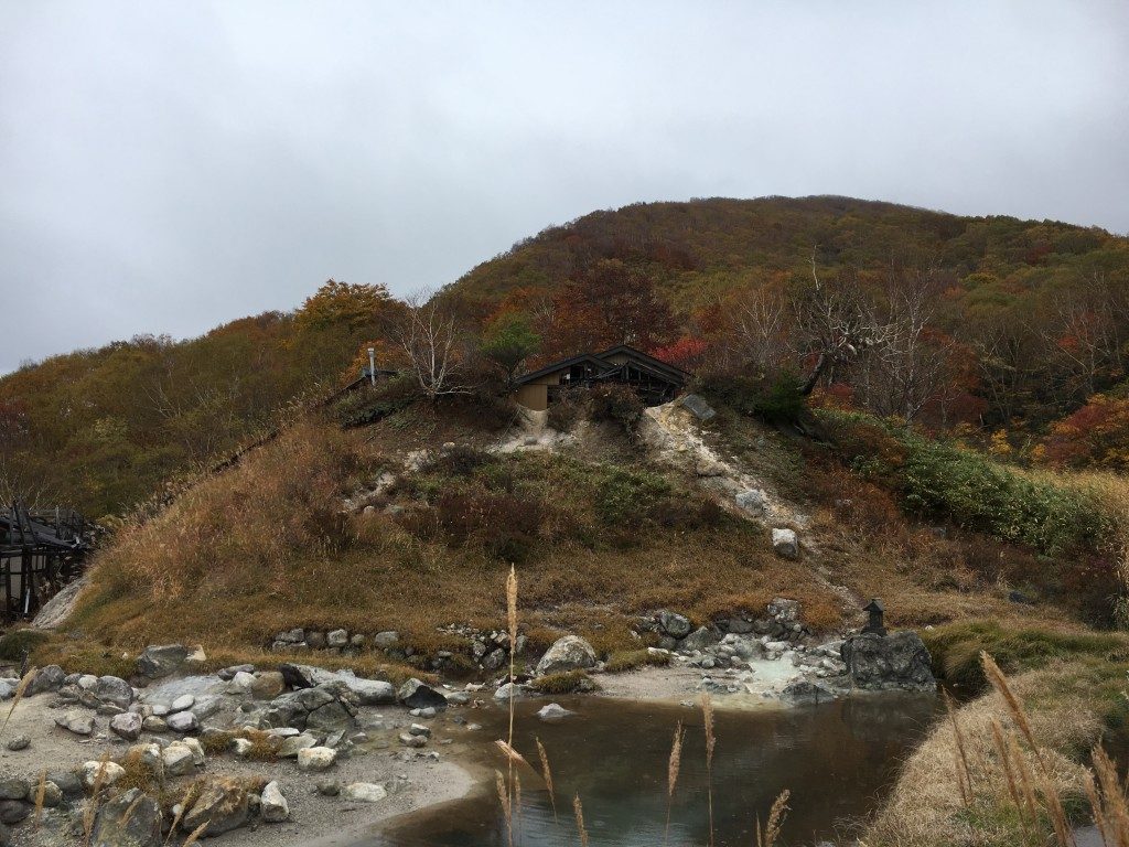 中ノ湯跡の温泉