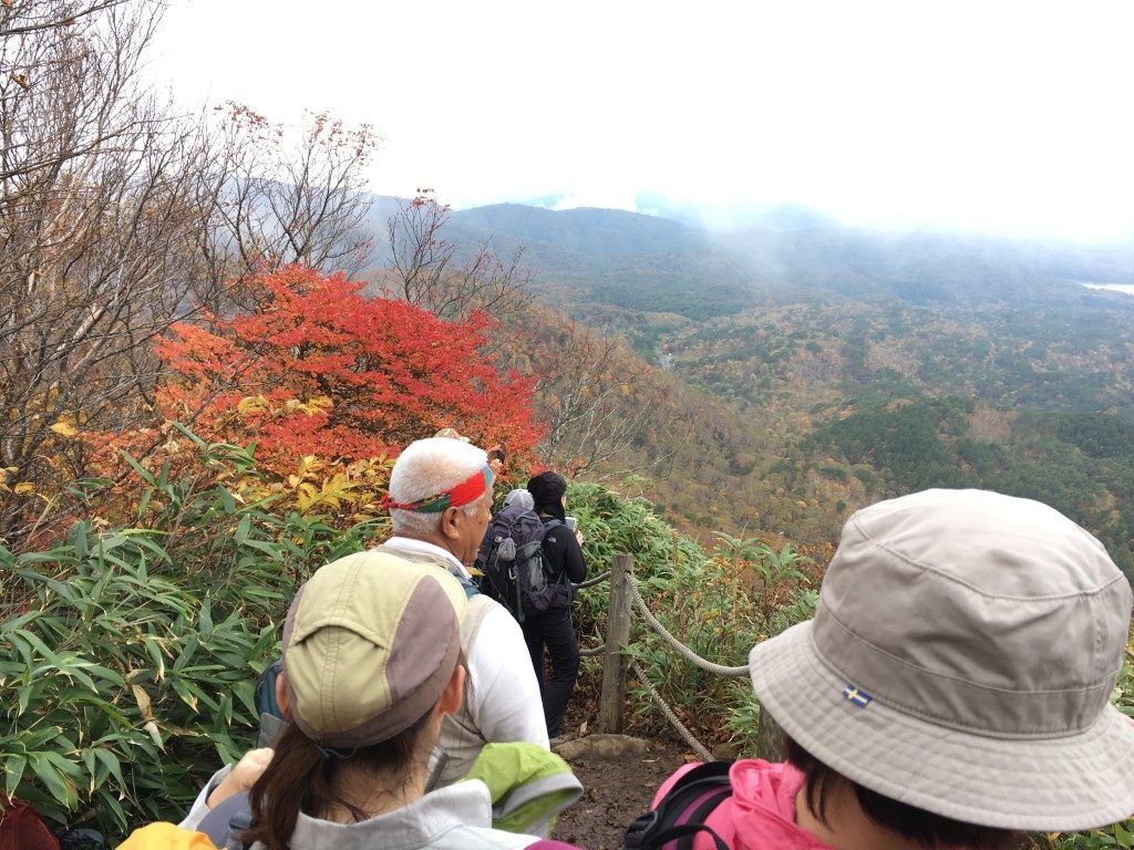 真っ赤に焼けた紅葉