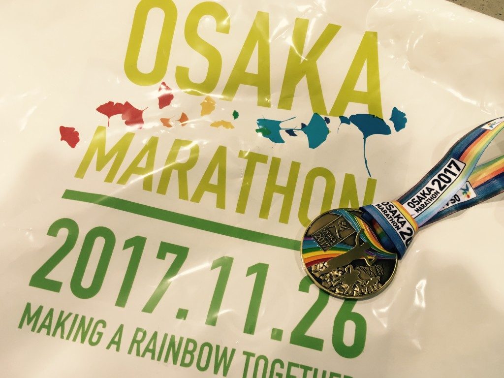 大阪マラソン完走メダル