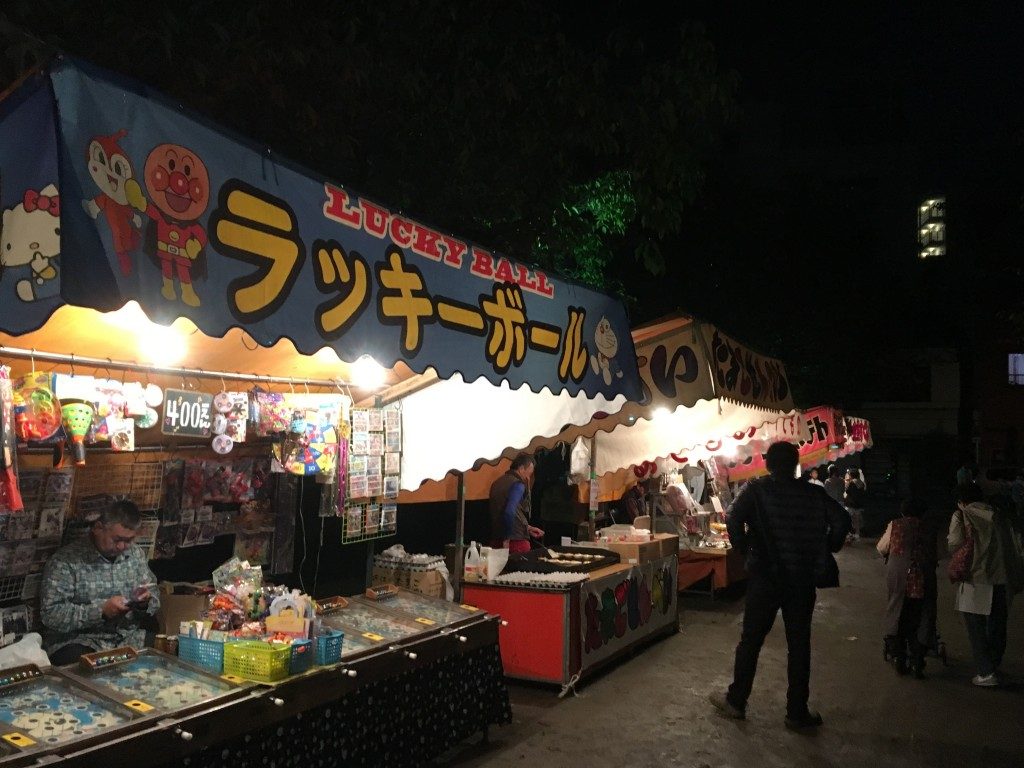 素盞烏尊神社 (浦江八坂神社)の祭りの出店