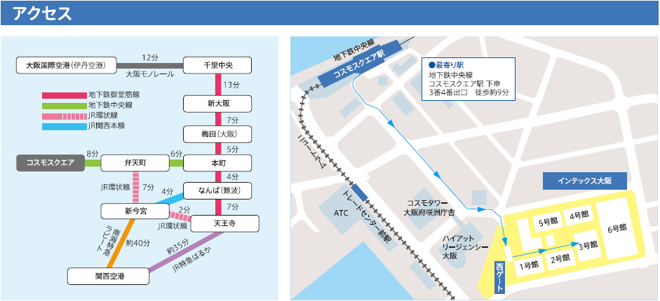 エキスポへのアクセス
