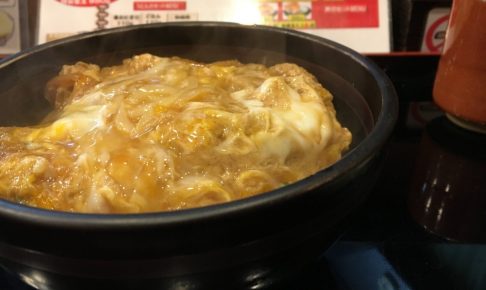 カツ丼横から