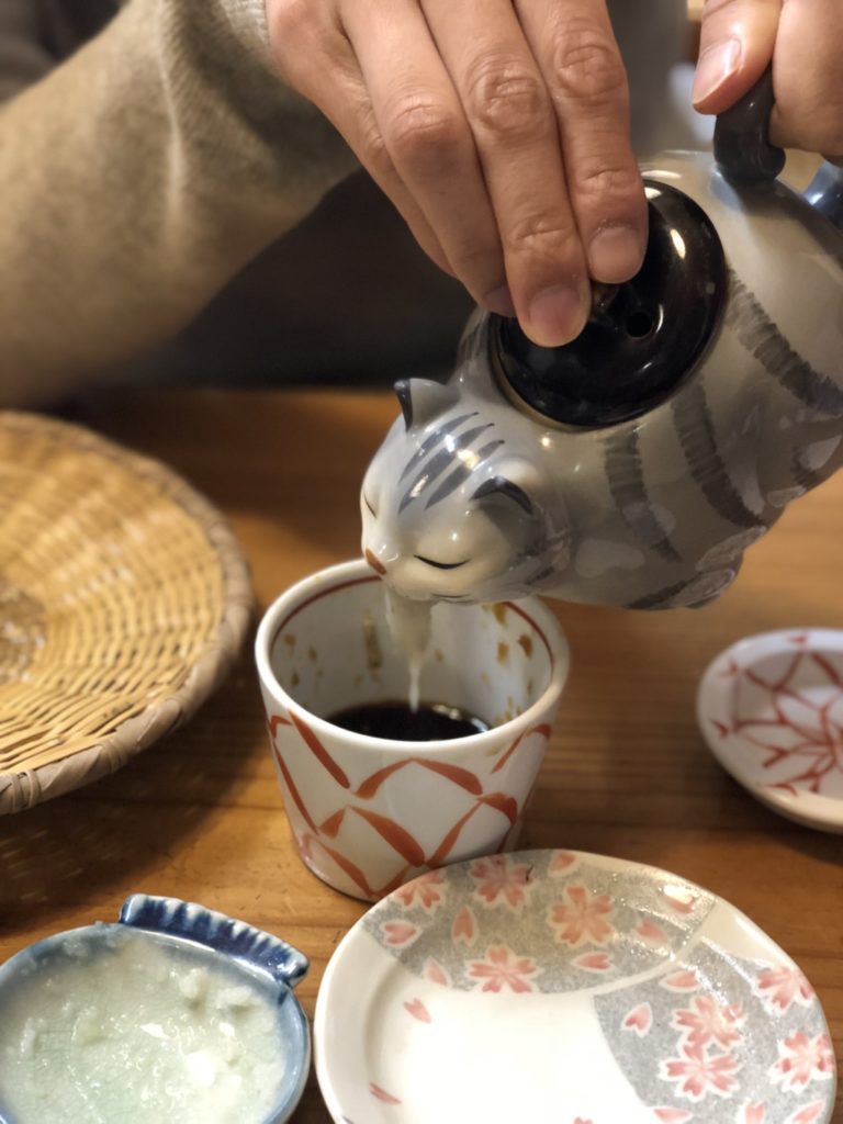 濃厚な蕎麦湯