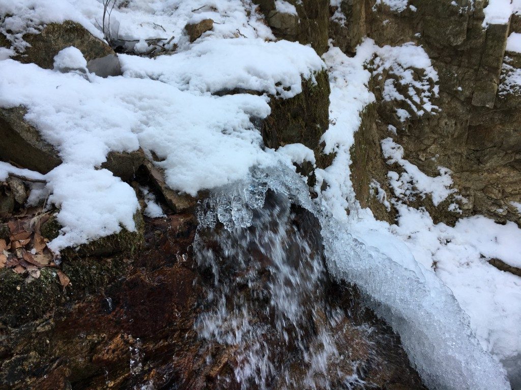小さな滝
