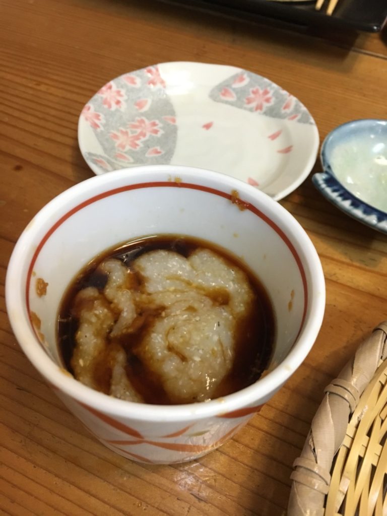 食べる蕎麦湯