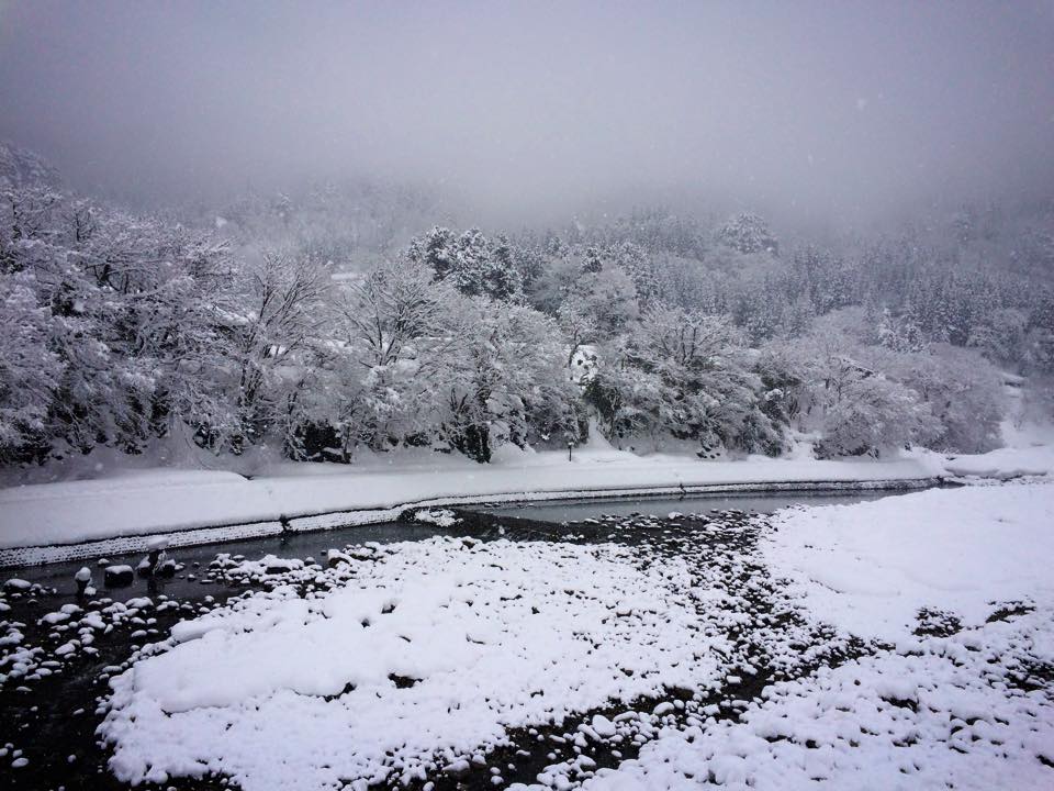 白川郷と豪雪