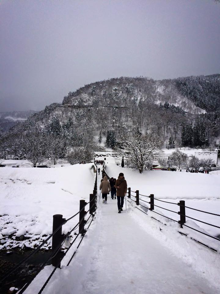 雪の橋