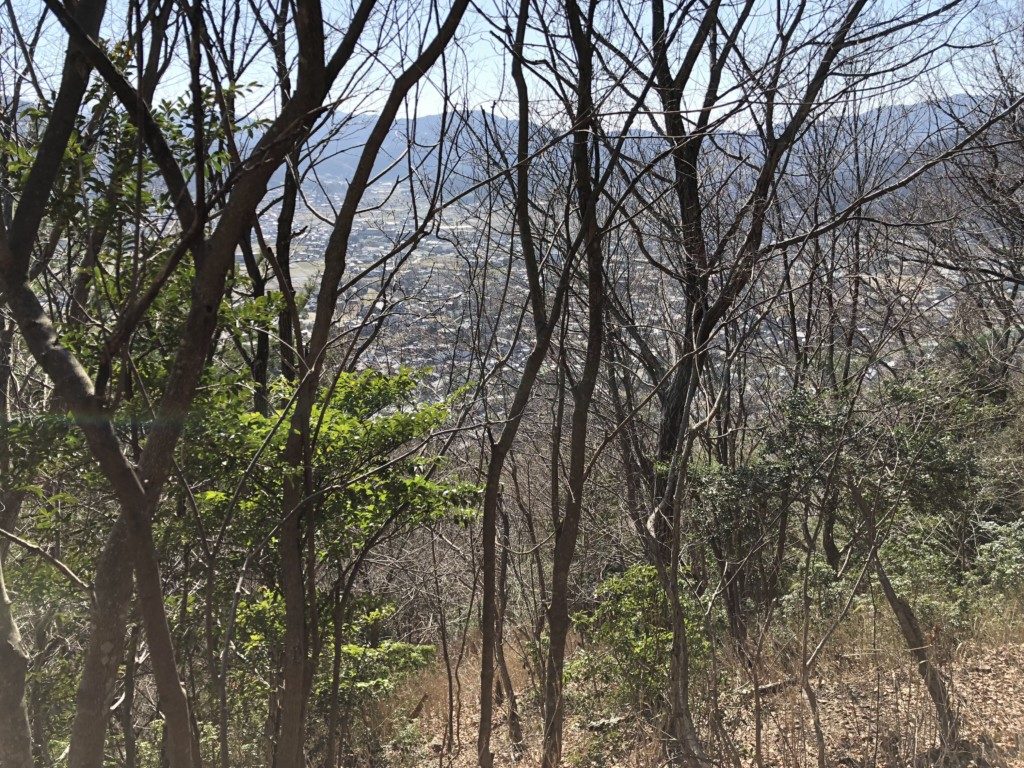 西登山口ルート出口