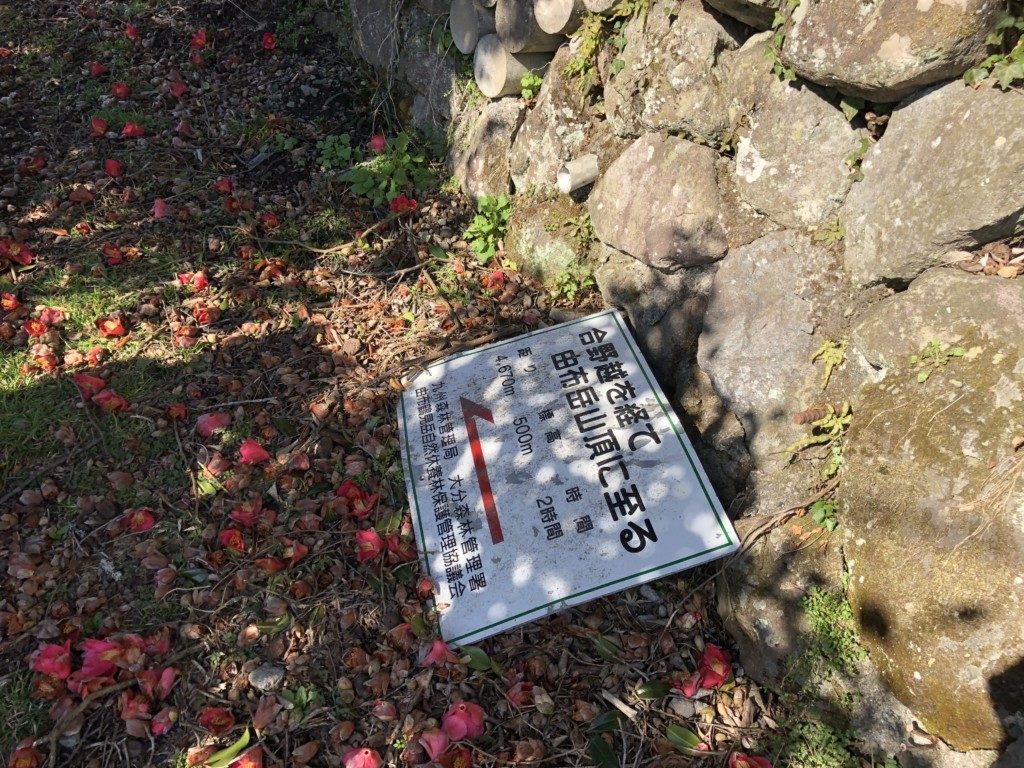 西登山口ルートの入口