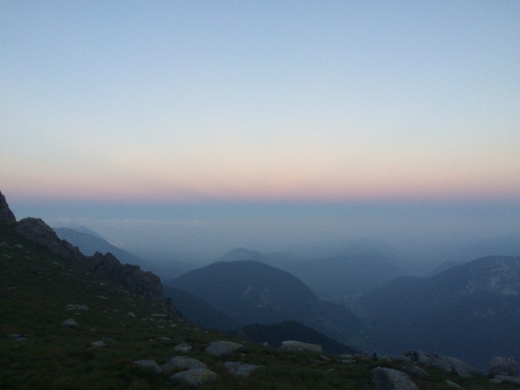 夕焼けの空