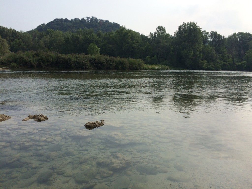 イタリアの河川敷