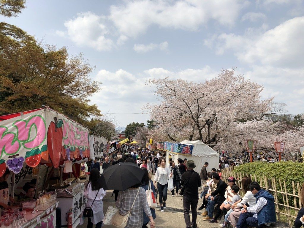 円山公園の出店