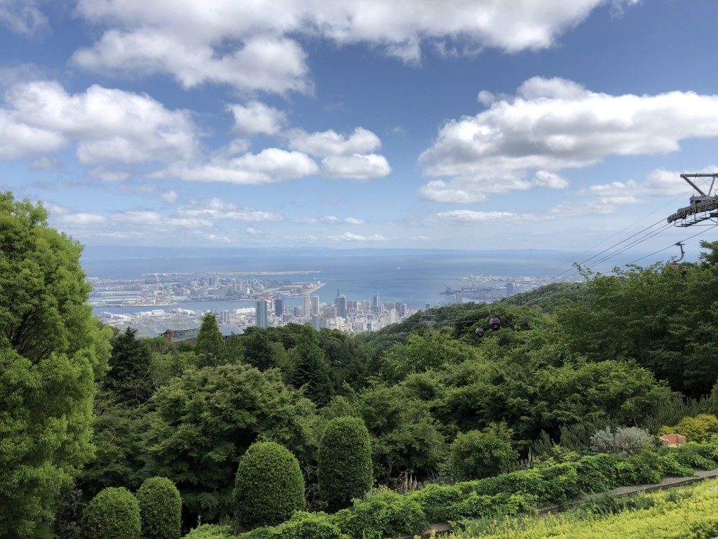 ハーブ園内からの景色