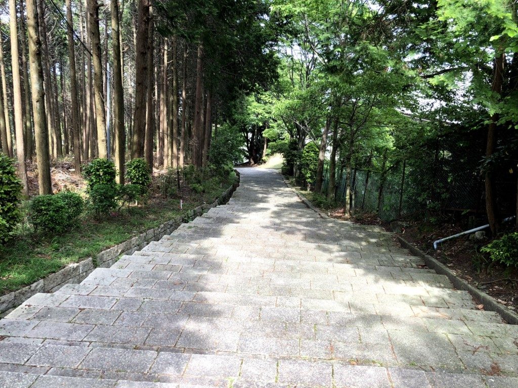 日吉大社に続く階段