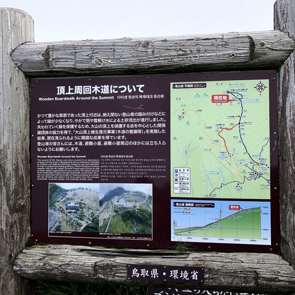 頂上周回木道