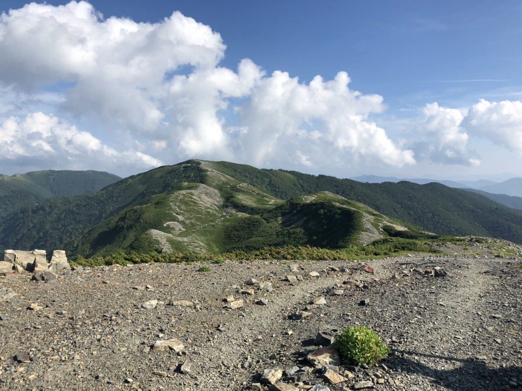 もうすぐ蝶ヶ岳