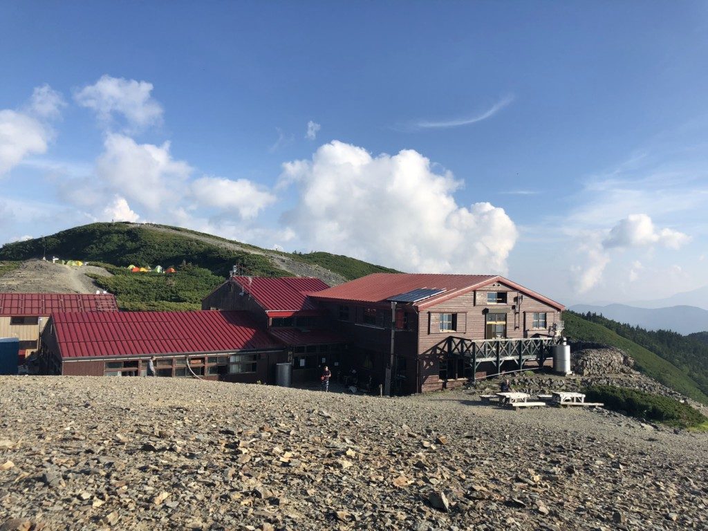 蝶ヶ岳ヒュッテ