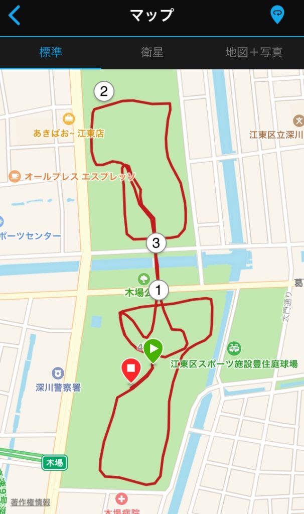 GPSコース図