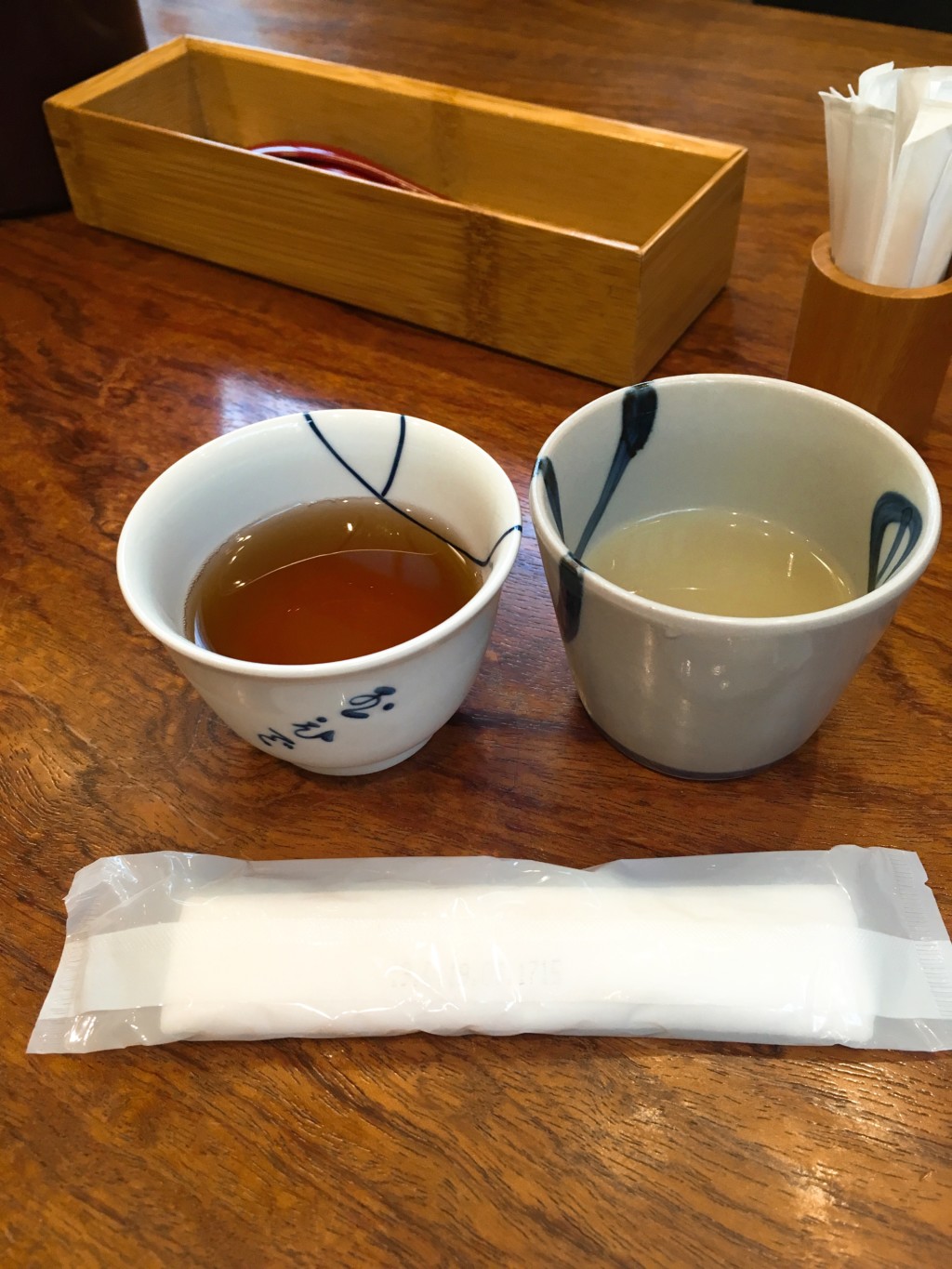 お茶と鶏のスープ
