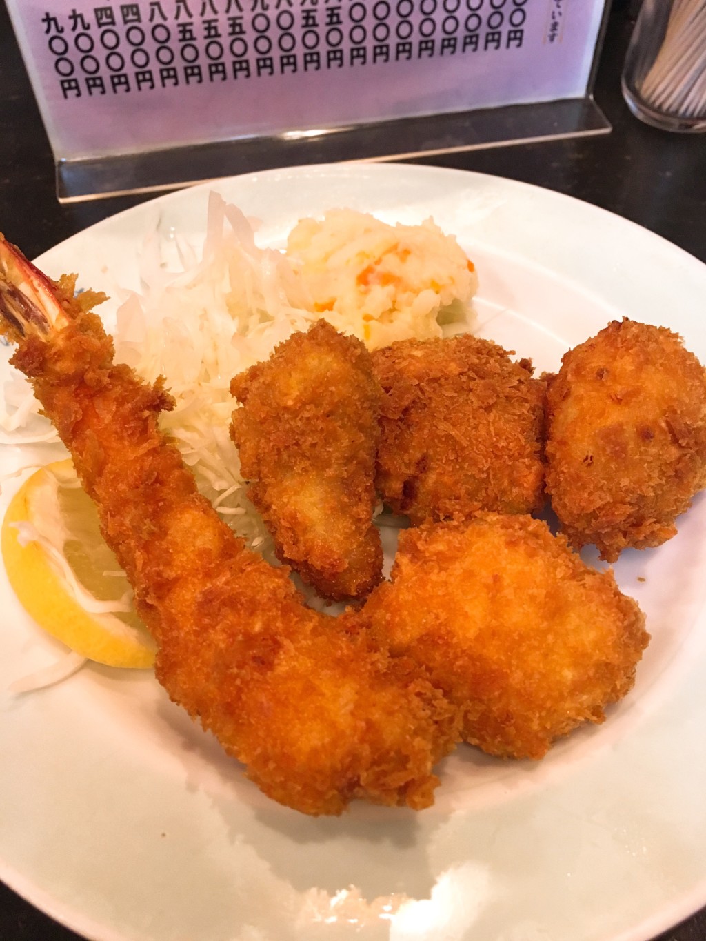 海老フライ盛合せ