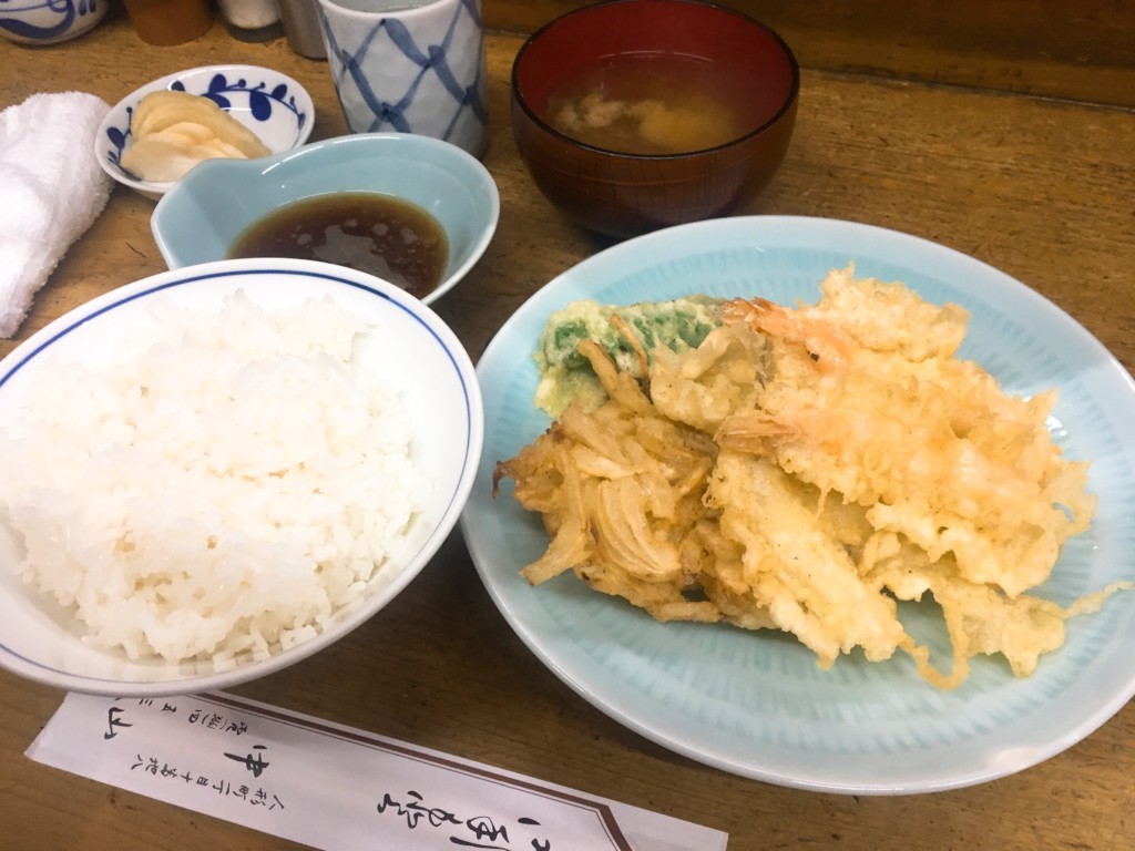 天ぷら中山天ぷら定食