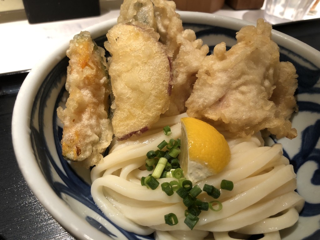 かしわ天つけうどんアップ