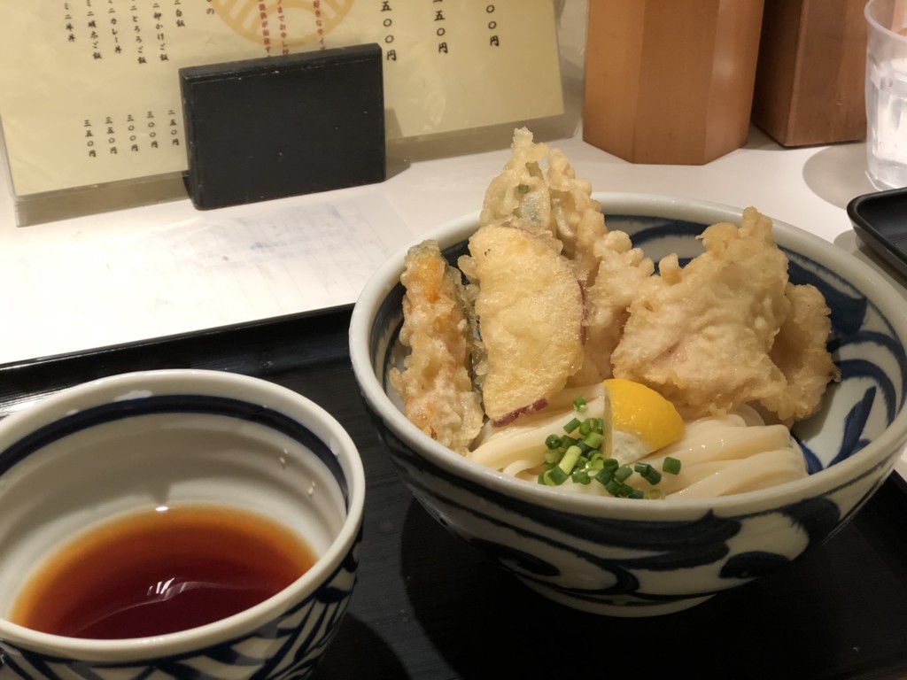 かしわ天つけうどん