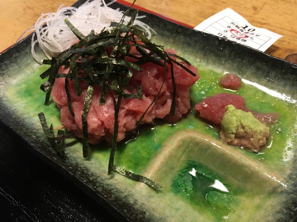 まぐろ中落ちアップ