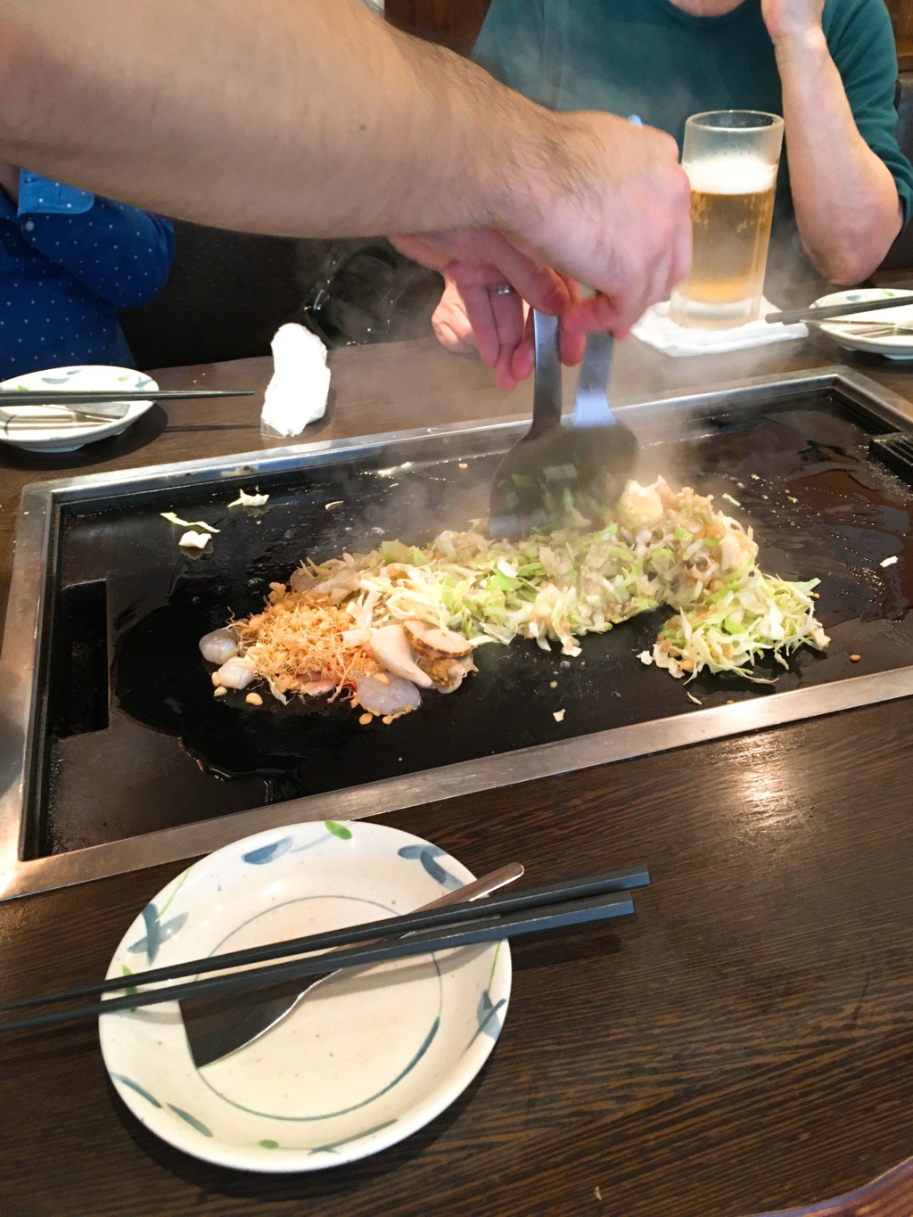 もんじゃの焼き方2
