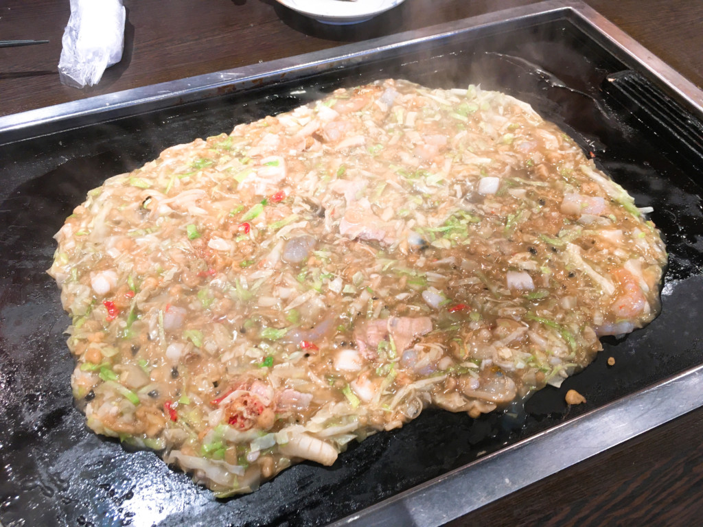 もんじゃの焼き方4