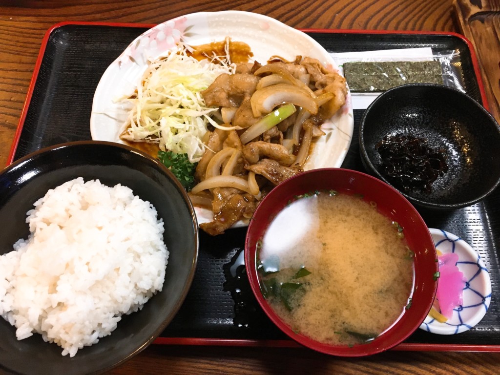 生姜焼き定食
