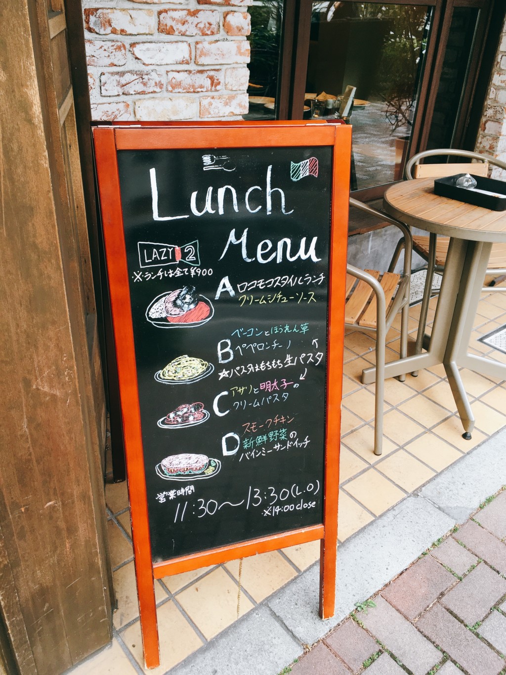 ランチ看板
